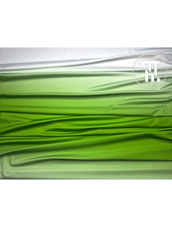 Бифлекс матовый градиент, цв. Желто-зеленый + Белый