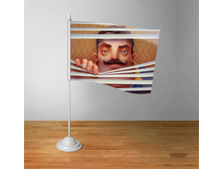 Флажок настольный Привет Сосед/ Hello Neighbor №7