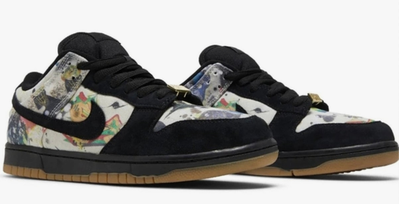 Nike SB Dunk Low Rammellzee Supreme сбоку