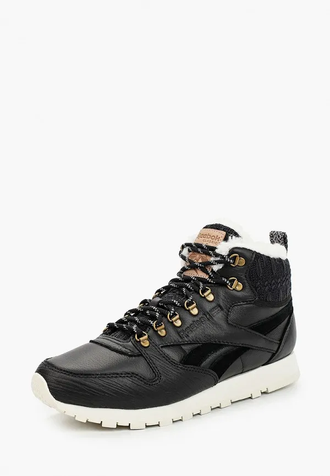 Кроссовки Reebok Classic CL LTHR ARCTIC BOOT черные