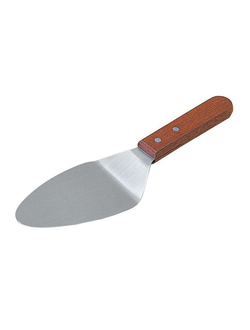 Лопатка 11,5 см с деревянной ручкой, нержавеющая сталь