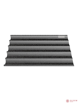 Лист для выпечки багетов UNOX TG 435 (600x400) перф. тефл.