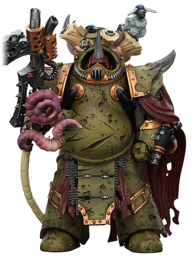 Терминатор Савана Смерти (Warhammer 40K) - КОЛЛЕКЦИОННАЯ ФИГУРКА 1/18 Death Guard Deathshroud Terminator 2 (JT02595) - JOYTOY