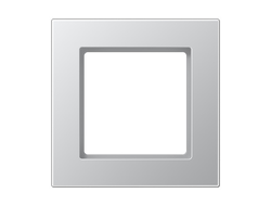 Jung A5581BFAL рамка 1 пост, цвет алюминий