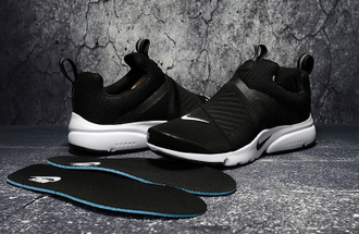 NIKE AIR Presto EXTREME BLACK 01  с белой подошвы (41-45) Арт. 415F-A