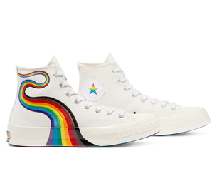 Pride converse high tops top