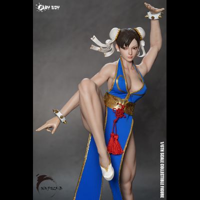 Чун Ли (серия Street Fighter) - Коллекционная ФИГУРКА 1/6 Fighting Goddess 2.0 (P023B) - PLAY TOY