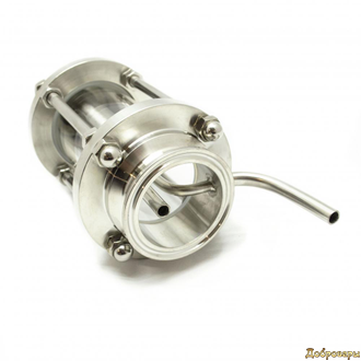 ДИОПТР С УЗЛОМ ОТБОРА 1.5" или 2"  (ТРУБКА 8 ММ.)