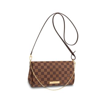 Женская сумка Louis Vuitton Favorite MM Damier Ebene