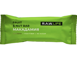 Батончик "Макадамия", 47г (R.A.W. Life)