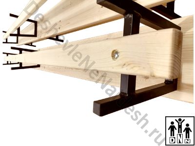 Скамейка гимнастическая 1.5 м  (металлические ножки) DNN