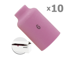 Сопло керамическое SR 17/18/26 под стандартную линзу №6 ф 9,5 мм, L=42 мм (уп. 10 шт.), БАРСВЕЛД