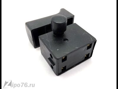 Выключатель Бочонок малый с толстым фиксатором широкой клавишей 163