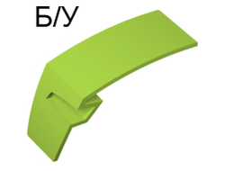 ! Б/У - Technic, Panel Car Mudguard Left, Lime (61071 / 4518816 / 6097767) - Б/У