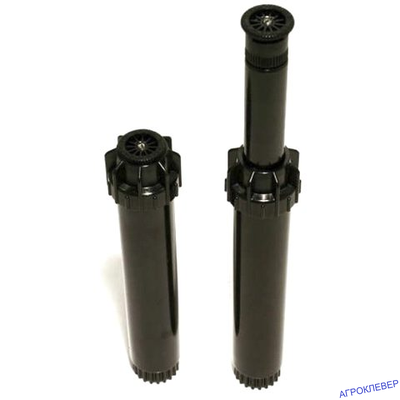 Дождеватель выдвижной h=10 см, 1/2" ВР Китай (с регулируемым соплом 25-360град) ультра