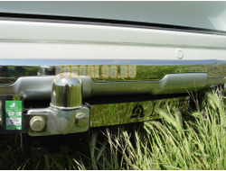 Фаркоп с нержавеющей пластиной Лидер-Плюс для Toyota Land Cruiser Prado 120/150/Lexus GX-460 2002-2019