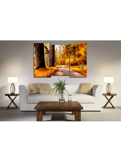 Модульная картина "Осенний лес"