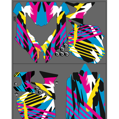 Наклейки на снегоход SKI DOO 2014 - 2016 #1128