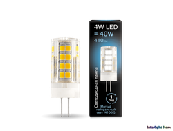 Gauss LED T10 4w 840 AC185-265v G4