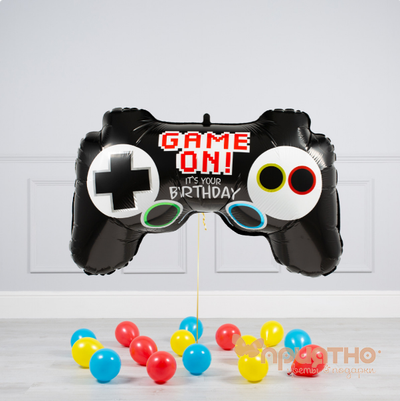 СЕТ ИЗ ВОЗДУШНЫХ ШАРИКОВ "GAME ON"