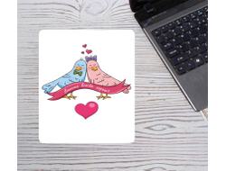 Коврик для мышки вертикальный #19 на День влюблённых, 14 февраля