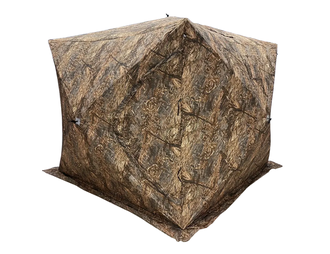 Палатка зимняя куб Mesan (2,4х2,4м) утепленная, 4-местная, 3-слойная (камыш)