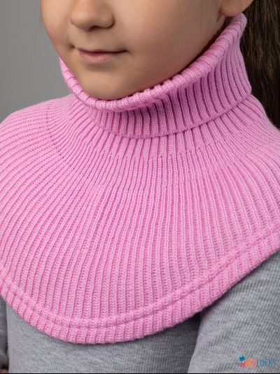 Манишка  21-32, цвет ярко-розовый р. 1( универсальный от 1 года)