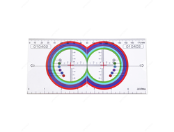 Линейка для подбора минимального диаметра линзы