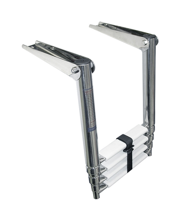 Трап складной телескопический с четырьмя ступенями Мореман, 300 мм