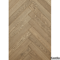 Паркетная доска Karelia Herringbone Дуб Beige HB