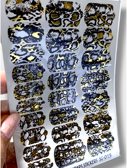 Пленки с фольгой для ногтей 9,5*13,5 см SG-015