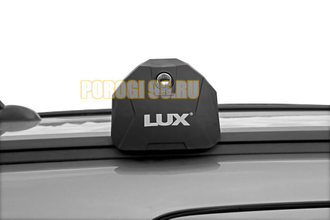Багажная система БС6 LUX SCOUT черная на интегрированные рейлинги для Opel Crossland X 2017-