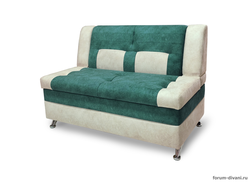 Кухонный ДИВАН "ФОРУМ-10", Зеленый/Слоновая кость