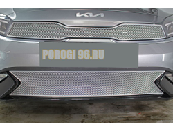 Защита радиатора KIA Cerato 2021- chrome низ PREMIUM