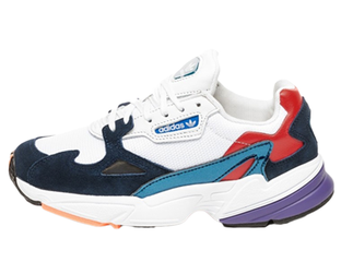 КРОССОВКИ ADIDAS FALCON BLUE WHITE RED ЖЕНСКИЕ