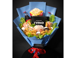 Букет "Вкусный" (голубое оформление)