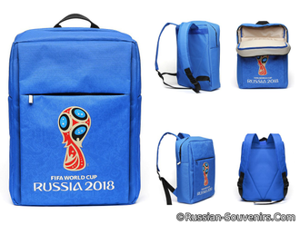 Рюкзак Fifa World Cup Russia 2018 синий с символикой Чемпионата мира по футболу Фифа в России купить