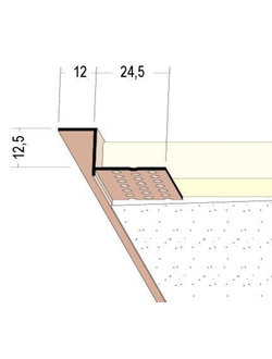 Профиль для кромок гипсокартона 12,5 мм 305см Protektor Артикул: 37824