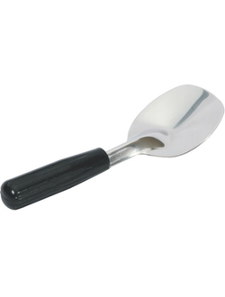 Ложка для мороженого 9*7,5 см. без механизма, нержавеющая сталь. с пластиковой ручкой