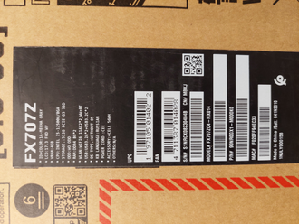 ASUS TUF Gaming F17 FX707ZC4-HX014 ( 17.3 FHD IPS 144HZ i5-12500H RTX3050 16GB SSD 512Gb )