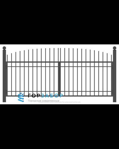 Распашные сварные ворота для забора SZ15-09 заказать со склада в Москве