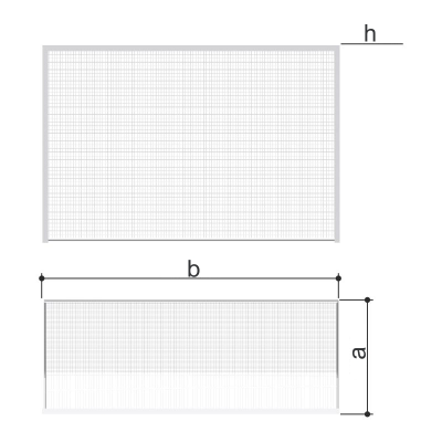 Ворота для мини-футбола(сетка в комплекте) Romana 203.08.00