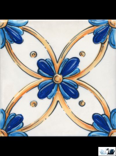 Декор Kerama Marazzi Капри майолика А455 20x20 глянец купить в магазине Marysя Краснодар