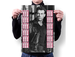 Календарь настенный Jean-Claude Van Damme, Жан-Клод Ван Дамм №12