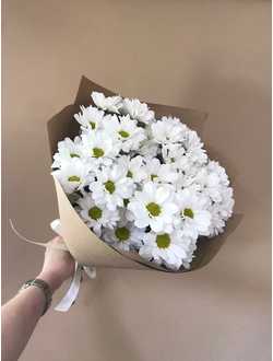 Букет хризантем, ромашки, букет ромашек Иркутск, доставка цветов иркутск, купить недорогой букет