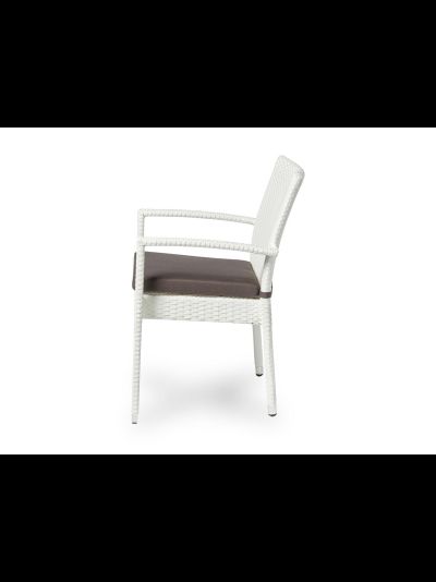 Плетеный стул MILANO белый