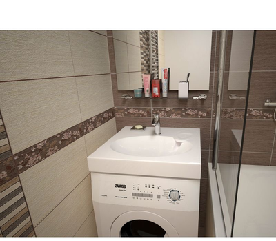 Раковина над стиральной машиной Луна 60Х60