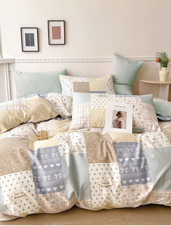 Постельное белье TANGO комплект сатин евро 200x220x1 230x250x1 50x70x2 70x70x2 TS04-X282