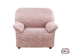 Чехол на кресло Тела Ридже Кофейный. ИТАЛИЯ