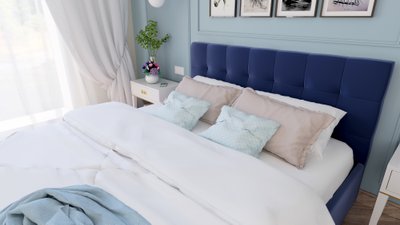 Кровать односпальная, двуспальная, MyCloud Данко с подъемным механизмом, бельевым ящиком, мягкое изголовье, квадратная стяжка, без ножек